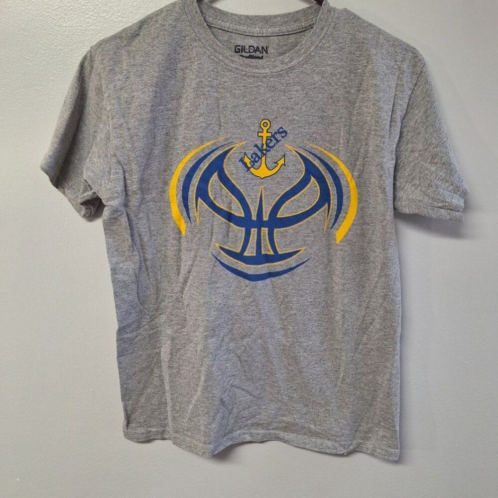 Gildan‎ LSSU Tee Shirt Youth Large Basketball Lake Superior State University